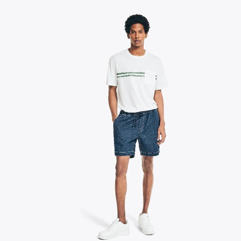 Men's Jeans for SportsNautica Mens Nautica Jeans Co. 7" Relaxed Fit Pull-On Denim Short Men's Jeans for SportsNautica Mens Nautica Jeans Co. 7" Relaxed Fit Pull-On Denim Short