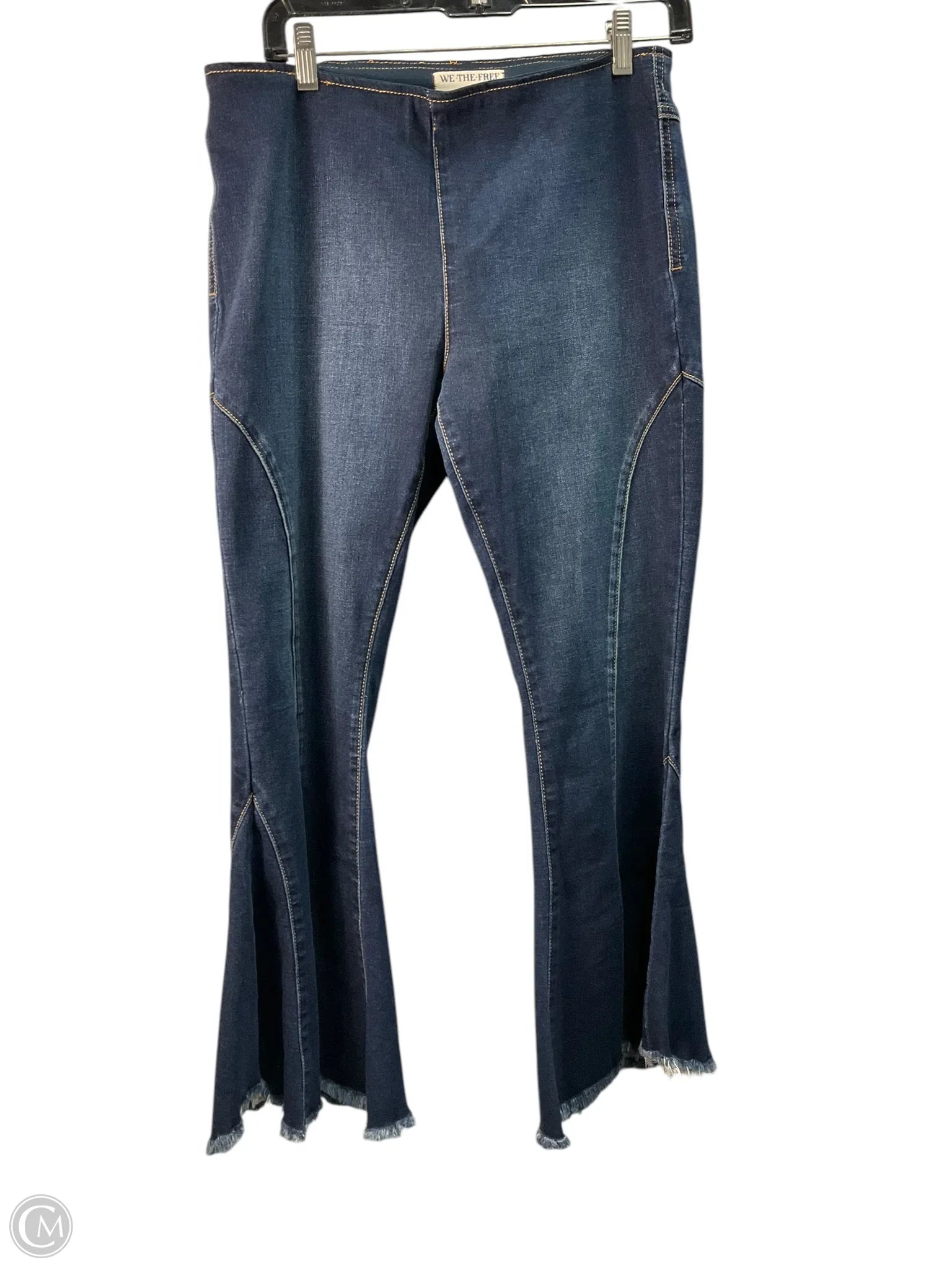 Men's Jeans with EmbroideryJeans Wide Leg By We The Free In Blue, Size: 6