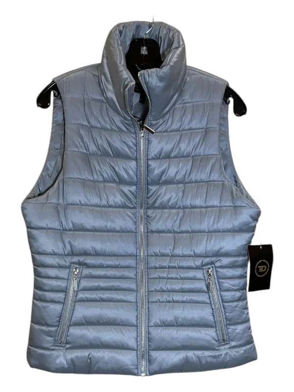 Men's Coats for LayeringVest Puffer & Quilted By Clothes Mentor In Blue, Size: M