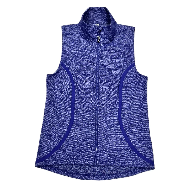 Stylish Men's Biker JacketsVest Other By Under Armour In Purple & White, Size: S