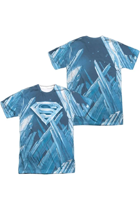 Men's Shirts with Mandarin CollarsSuperman Solitude (Front/Back Print) Short Sleeve Adult 100% Poly Crew Tee / T-Shirt Men's Shirts with Mandarin CollarsSuperman Solitude (Front/Back Print) Short Sleeve Adult 100% Poly Crew Tee / T-Shirt