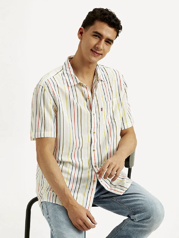 Men's Tailored Shirts for a Sharp AppearanceMen's Striped Slim Fit Shirt