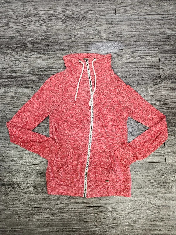 Men's Hoodies with Relaxed FitsSweatshirt Collar By Garage In Red, Size: M