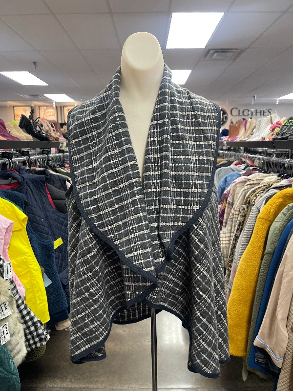 Men's Coats for Formal EventsVest Other By Peach Love Cream California In Plaid Pattern, Size: M Men's Coats for Formal EventsVest Other By Peach Love Cream California In Plaid Pattern, Size: M