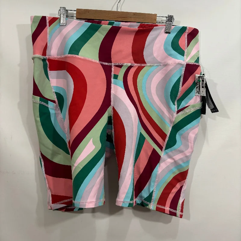 Breathable Fabric Men's Running ShortsAthletic Shorts By Torrid In Multi-colored, Size: 3x