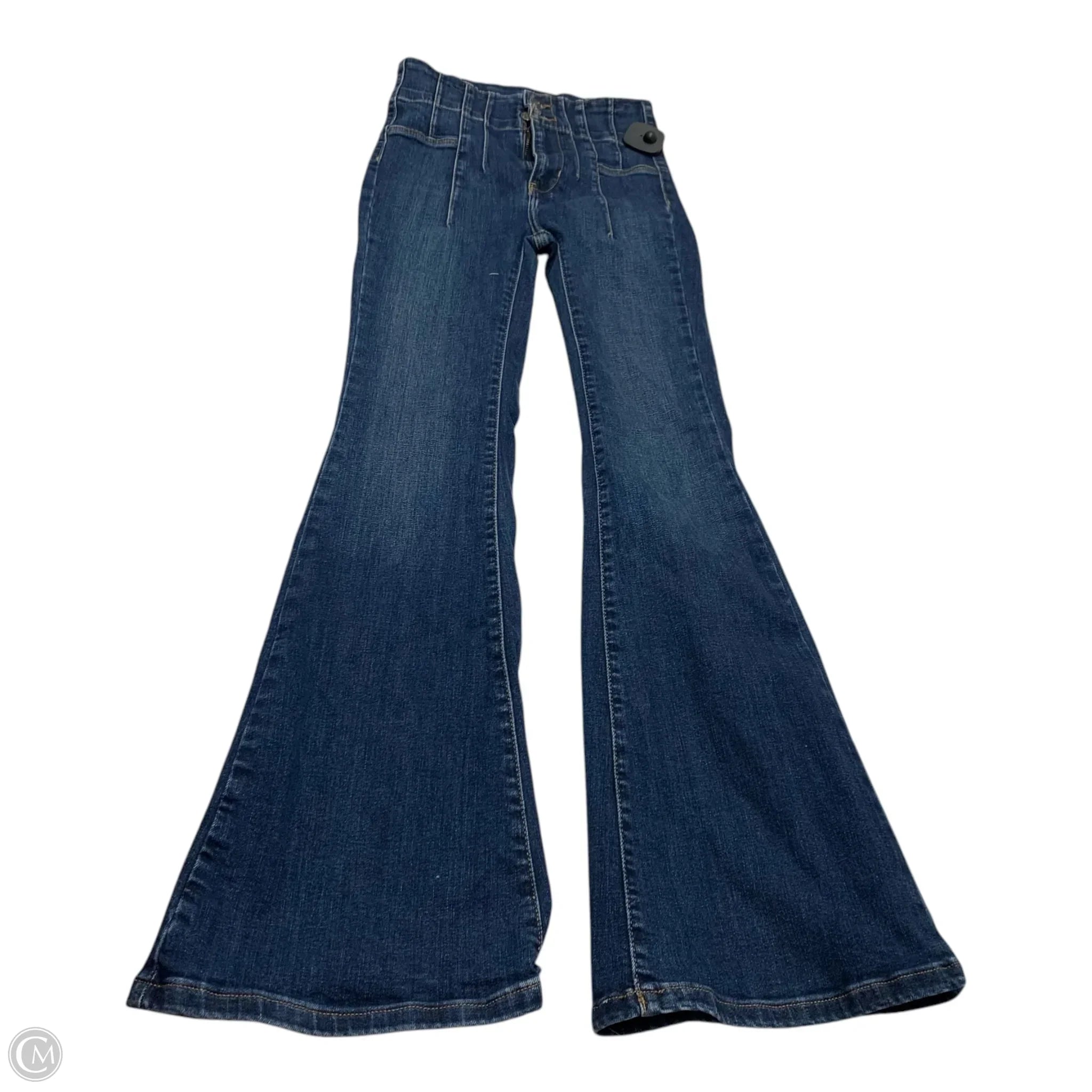 Leather Patch Men's JeansJeans Flared By We The Free In Blue Denim, Size: 2