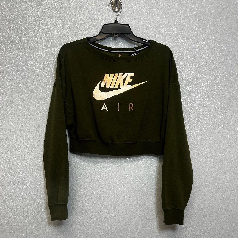 Men's Hoodies with Adjustable HoodsSweatshirt Crewneck By Nike Apparel In Olive, Size: Xs Men's Hoodies with Adjustable HoodsSweatshirt Crewneck By Nike Apparel In Olive, Size: Xs