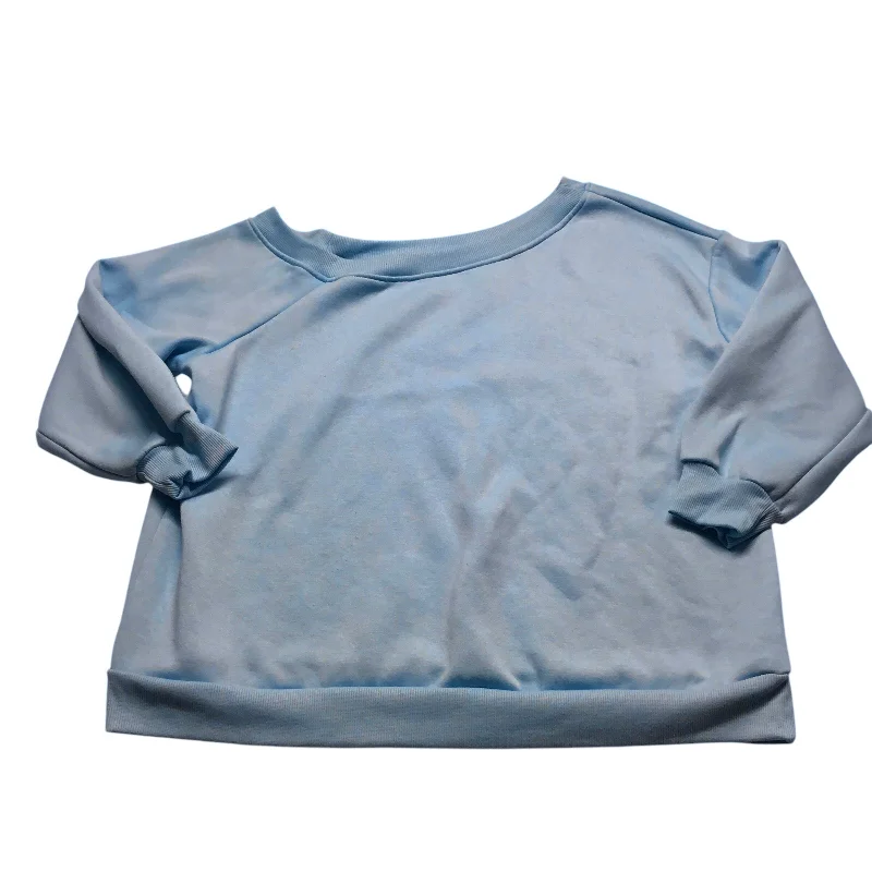 Men's Hoodies with Built-In HeadphonesSweatshirt Crewneck By Clothes Mentor In Blue, Size: S Men's Hoodies with Built-In HeadphonesSweatshirt Crewneck By Clothes Mentor In Blue, Size: S