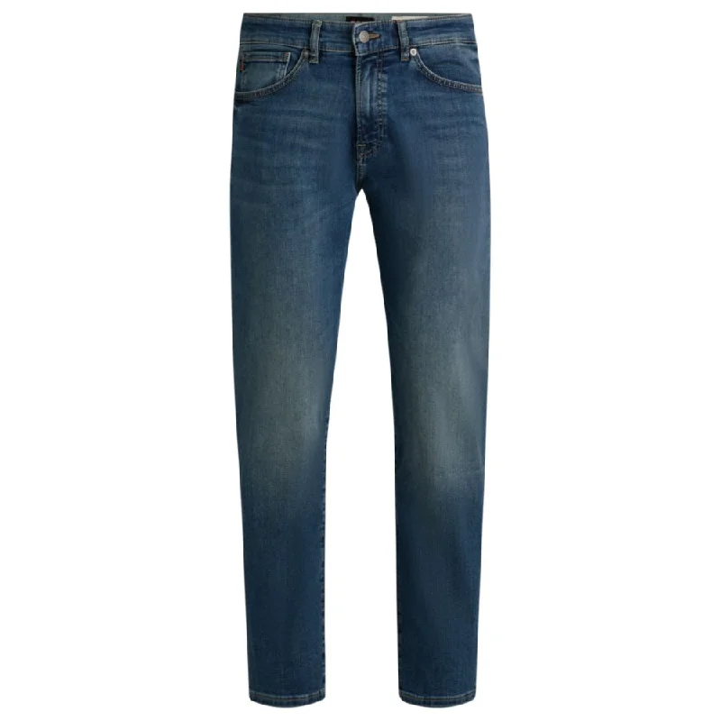 Men's Jeans with Functional PocketsMaine regular-fit jeans in blue super-stretch denim Men's Jeans with Functional PocketsMaine regular-fit jeans in blue super-stretch denim