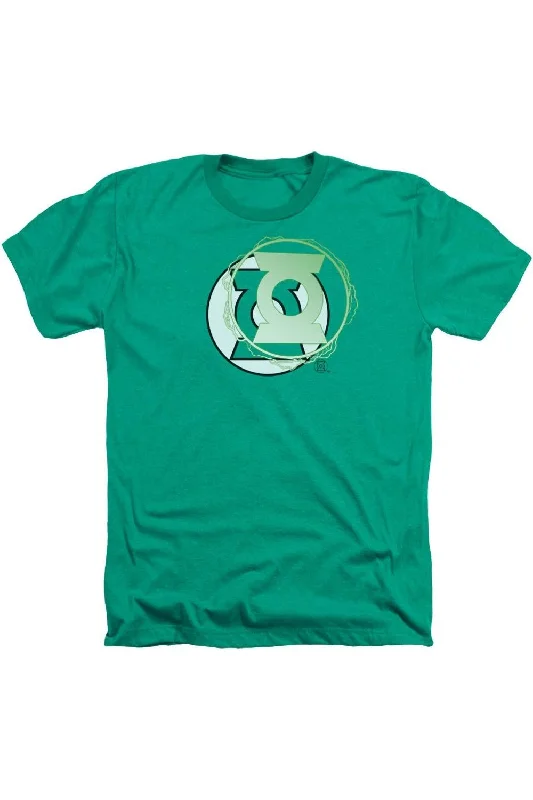 Men's Shirts with Spread CollarsJustice League of America Gl Energy Logo Adult Heather Tee / T-Shirt Men's Shirts with Spread CollarsJustice League of America Gl Energy Logo Adult Heather Tee / T-Shirt