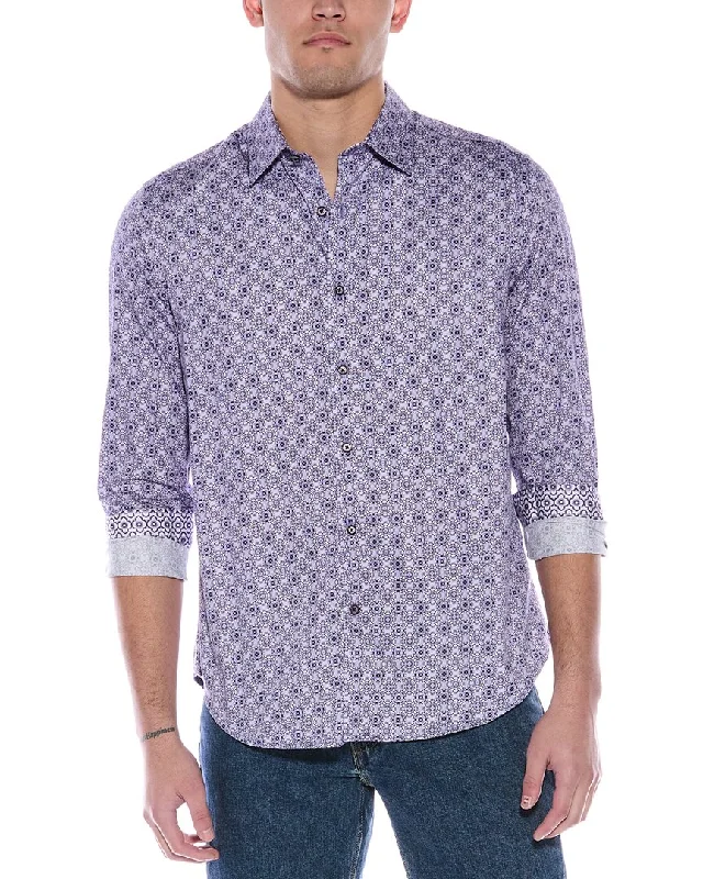 Men's Hawaiian Shirts for a Tropical VibeRobert Graham Melton Classic Fit Woven Shirt Men's Hawaiian Shirts for a Tropical VibeRobert Graham Melton Classic Fit Woven Shirt