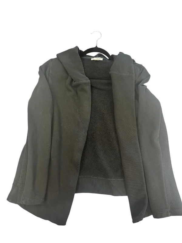Trendy Men's Patterned HoodiesSweatshirt Hoodie By James Perse In Black, Size: M