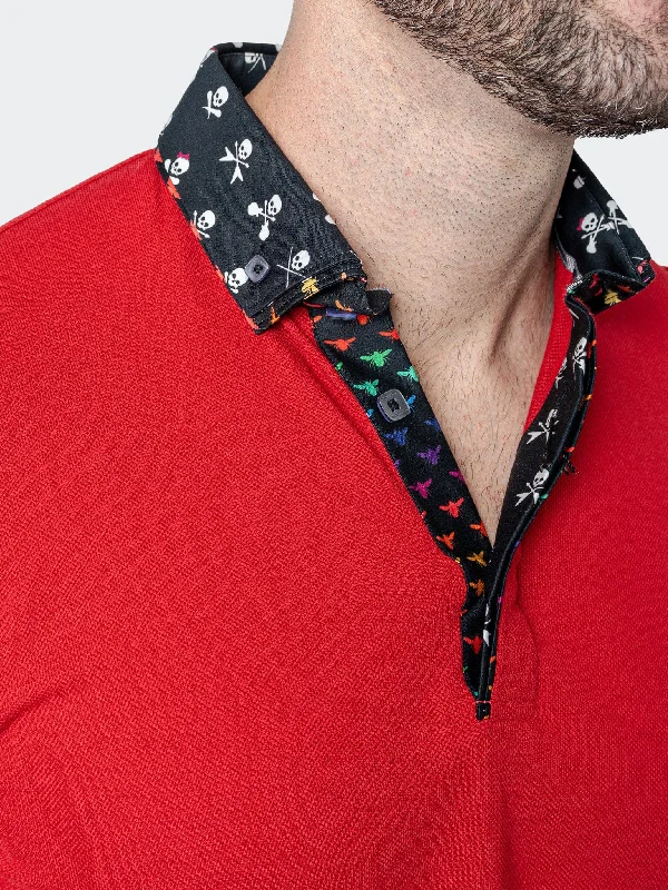 Men's Shirts with UV ProtectionPolo NewtonSolidHead Red