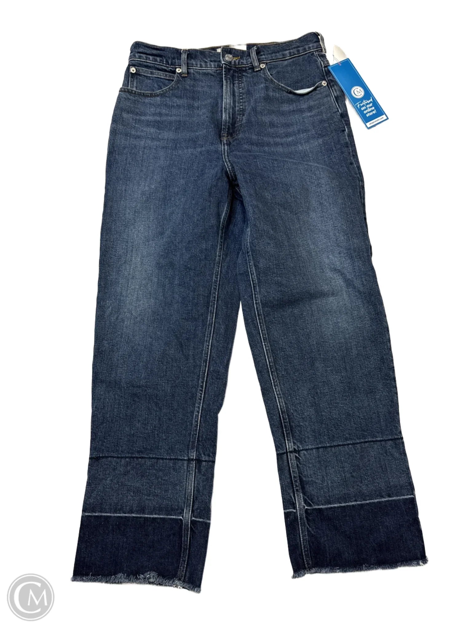 Men's Jeans with EmbroideryJeans Straight By Everlane In Blue Denim, Size: 8