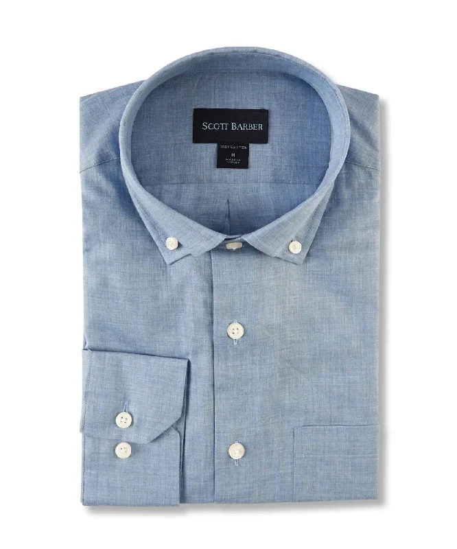 Men's V-Neck T-Shirts for a Flattering ShapeMen's Chambray Shirt
