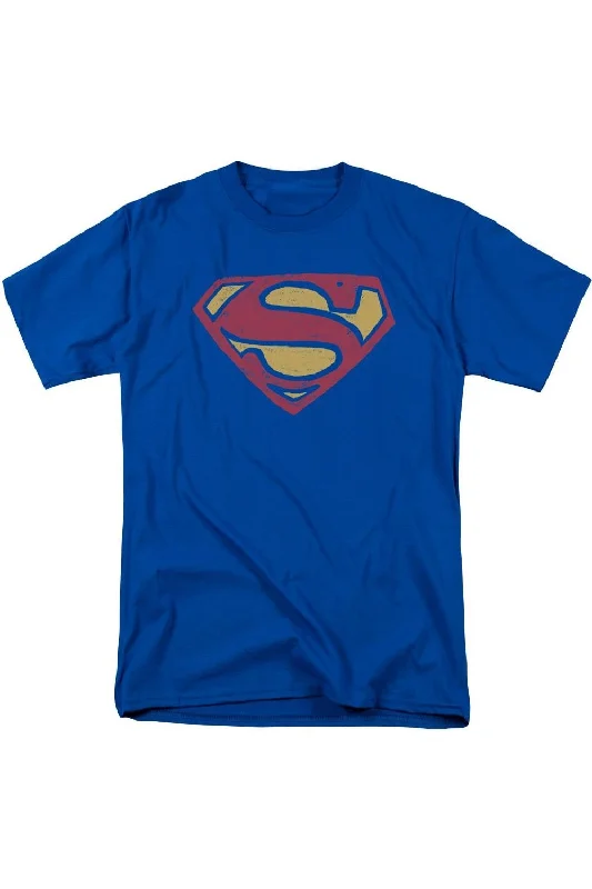 Men's Shirts with Checkered PatternsSuperman Super Rough Short Sleeve Adult Tee / T-Shirt Men's Shirts with Checkered PatternsSuperman Super Rough Short Sleeve Adult Tee / T-Shirt