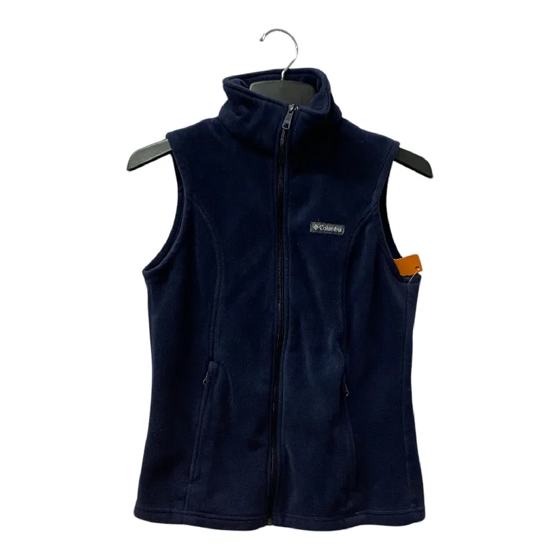 Men's Coats for Big and TallVest Fleece By Columbia In Navy, Size:S
