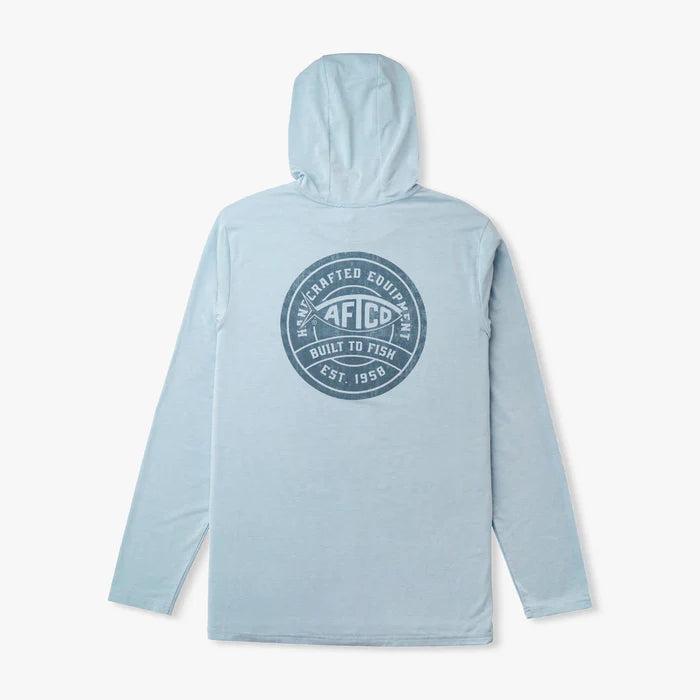 Men's Shirts with Custom MonogramsAftco Ocean Bound Ls Sun Protection Hoodie