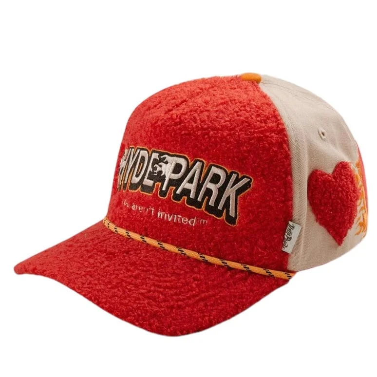Youth Baseball HatsHyde Park Fuzz Is Rea Trucker Hat (Red)