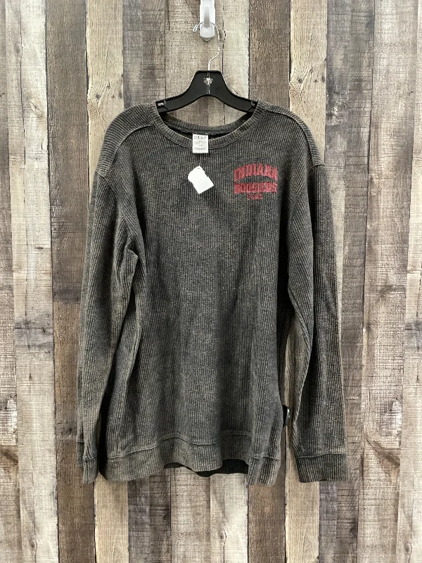 Men's Hoodies with Modern CutsSweatshirt Crewneck By Pink In Brown, Size: S