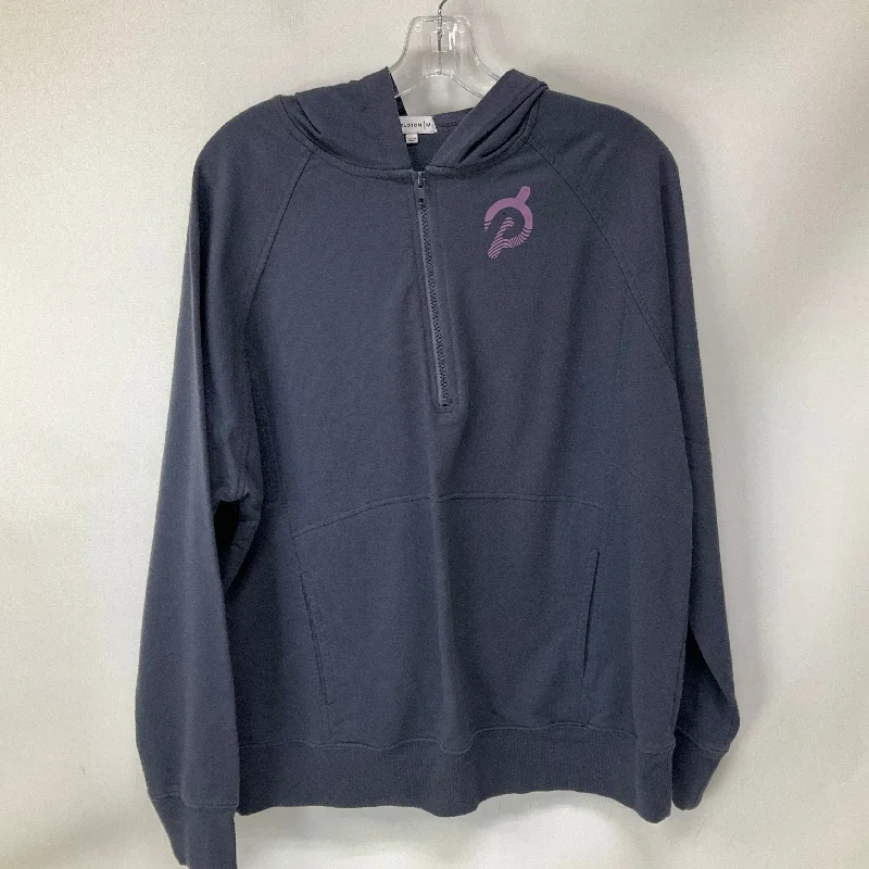Men's Hoodies for YogaAthletic Sweatshirt Hoodie By Cmb In Blue, Size: M