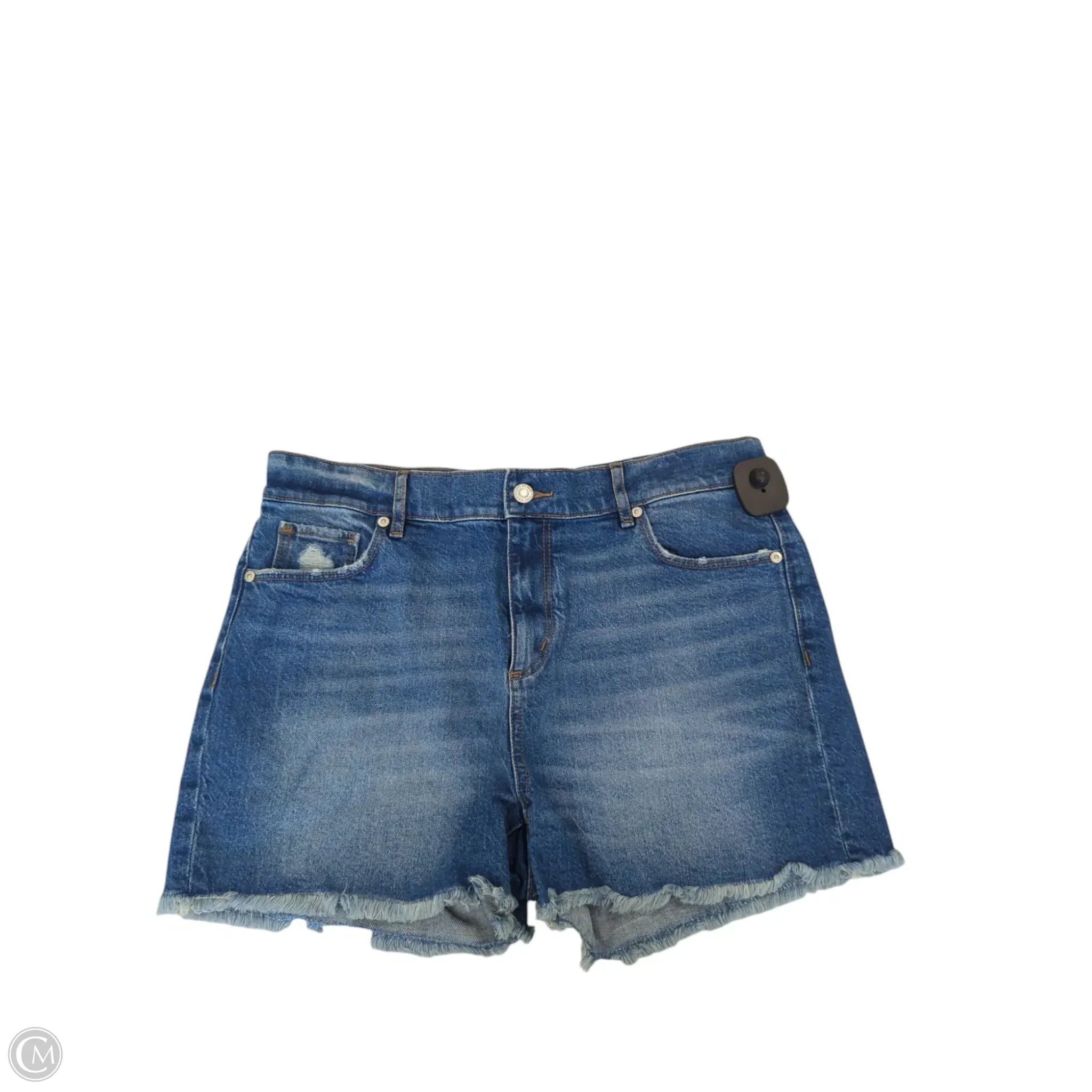 Men's Elastic Waistband ShortsShorts By Loft In Blue Denim, Size: 8