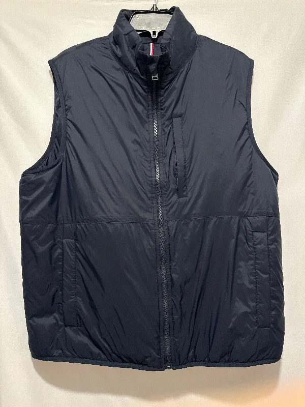 Men's Coats with Tactical FeaturesVest Puffer & Quilted By Tommy Hilfiger In Blue, Size: L