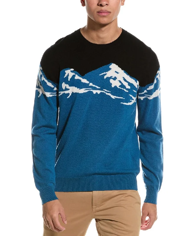Men's Sweaters with Contrast TrimBrodie Cashmere Wool & Cashmere-Blend Sweater