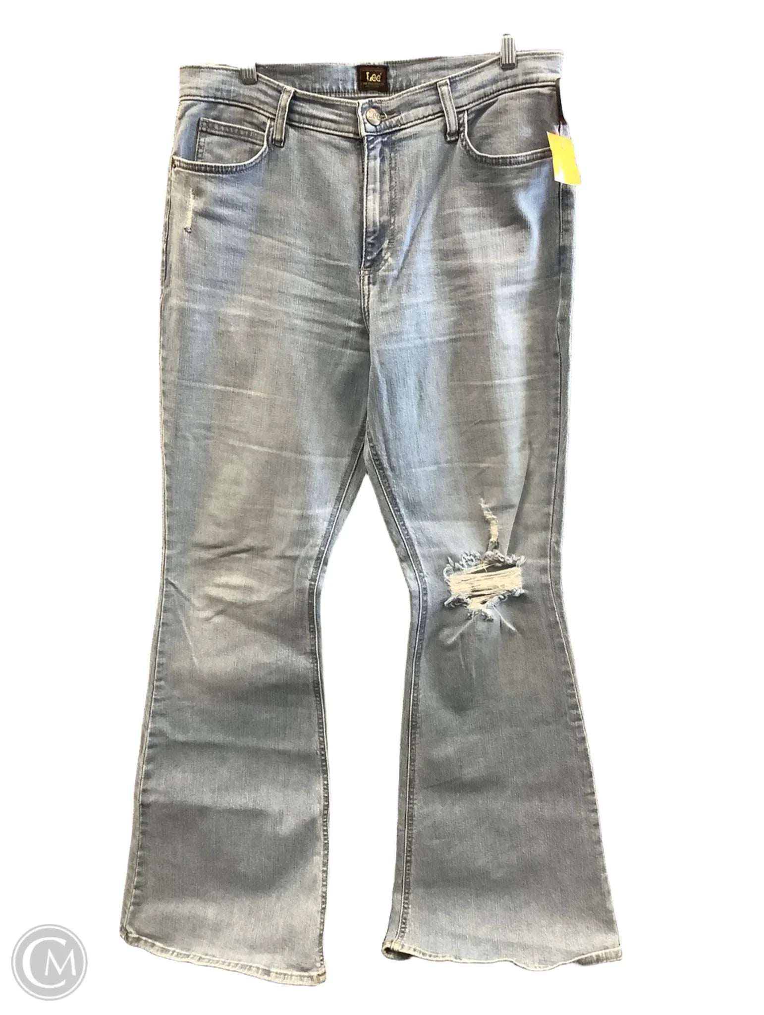 Jeans for Men with a Big BellyJeans Flared By Lee In Blue Denim, Size: 12