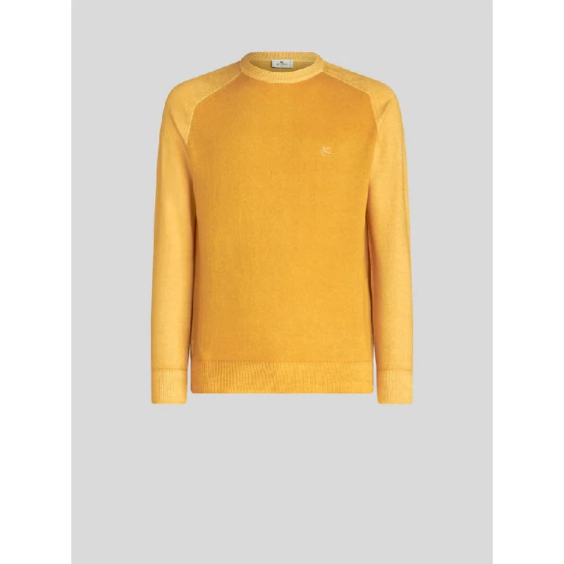 Men's Sweaters with Tapered ShapesWOOL JUMPER WITH LOGO