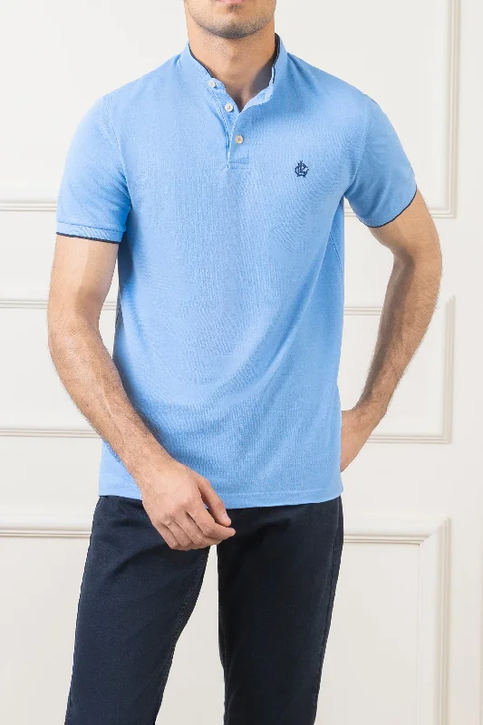 Layered Men's VestsPOLO SHIRT SKY BLUE