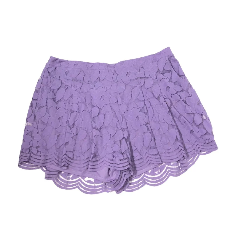 Cool and Crisp Men's Summer Linen and Cotton ShortsPurple Shorts Torrid, Size 4x