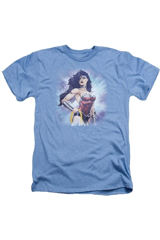 Men's Shirts with Double-Breasted DesignsJustice League of America Warrior Adult Heather Tee / T-Shirt Men's Shirts with Double-Breasted DesignsJustice League of America Warrior Adult Heather Tee / T-Shirt