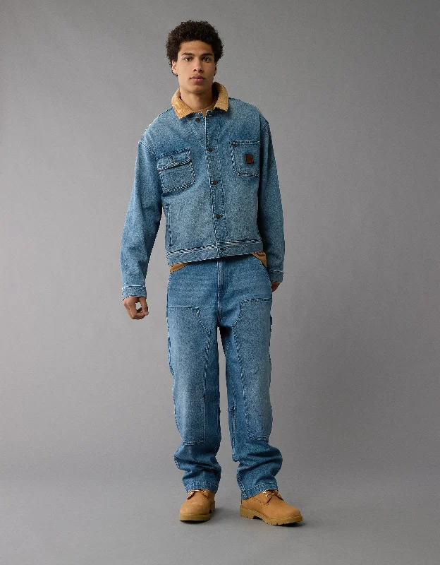 Oversized Men's JeansTimberland x AE Wide-Leg Denim Work Pant
