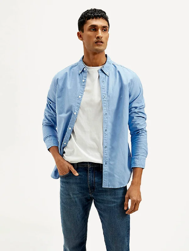 Men's Short-Sleeve Shirts for Warm WeatherMen's Solid Slim Fit Shirt
