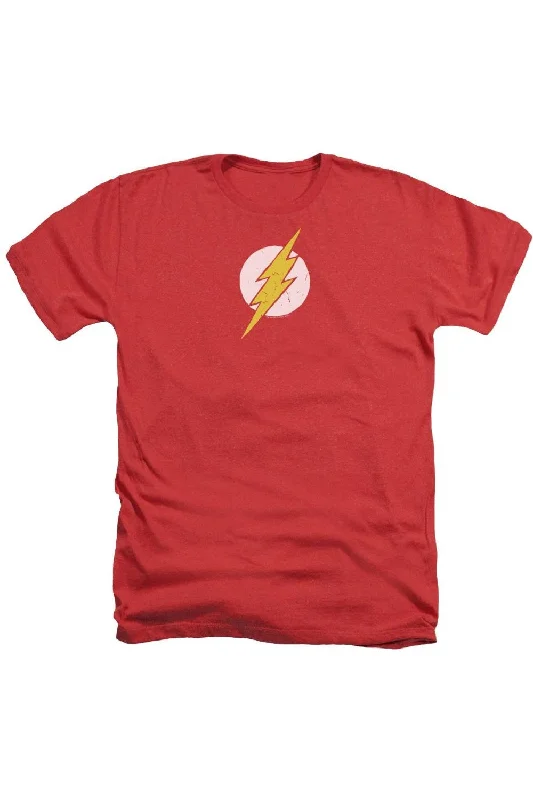 Men's Performance Shirts for SportsJustice League of America Rough Flash Adult Heather Tee / T-Shirt Men's Performance Shirts for SportsJustice League of America Rough Flash Adult Heather Tee / T-Shirt