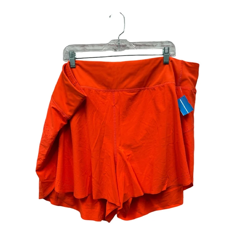 Cool and Crisp Men's Linen ShortsAthletic Shorts By Athleta In Orange, Size:3X