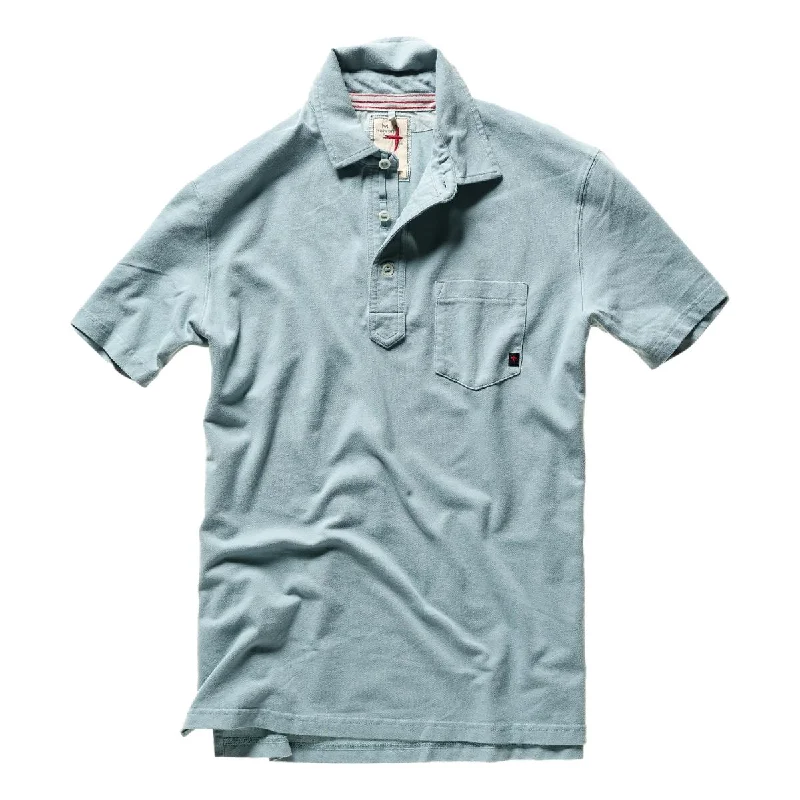 Men's Shirts with Bow TiesPique Slot Polo Pumice