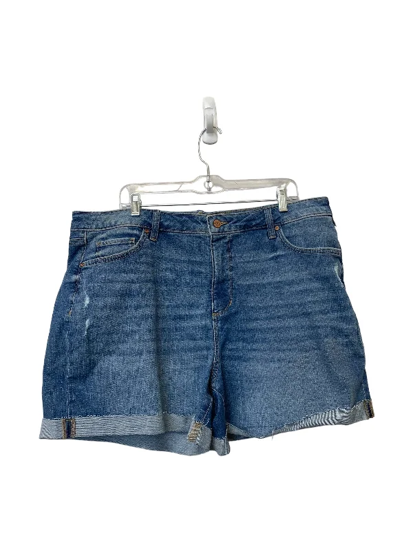 Dressy Yet Casual Men's Chino ShortsBlue Denim Shorts Sonoma, Size 18w