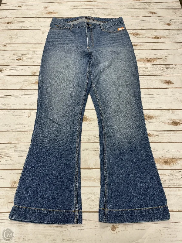 Baggy Cargo Men's JeansJeans Boot Cut By Cme In Blue Denim, Size: 14