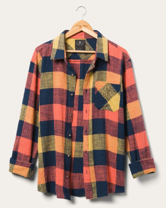 Men's Henley T-Shirts for a Casual TwistArchy Long Sleeve Flannel Shirt