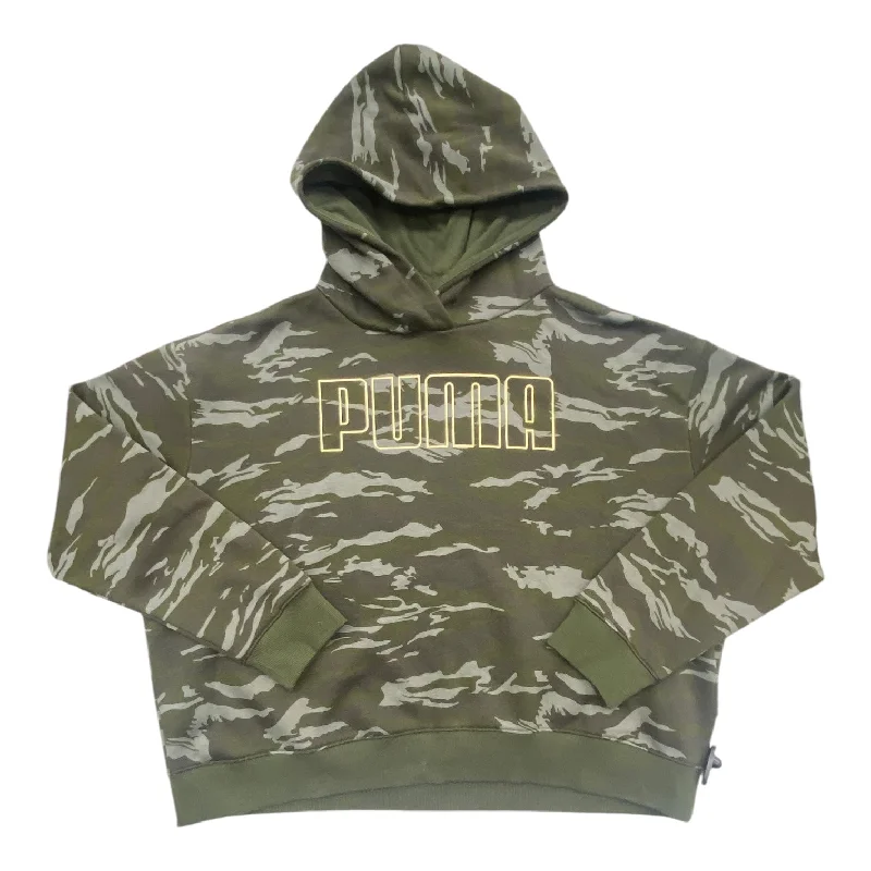 Men's Hoodies with Quilted LiningSweatshirt Hoodie By Puma In Camouflage Print, Size: Xl Men's Hoodies with Quilted LiningSweatshirt Hoodie By Puma In Camouflage Print, Size: Xl