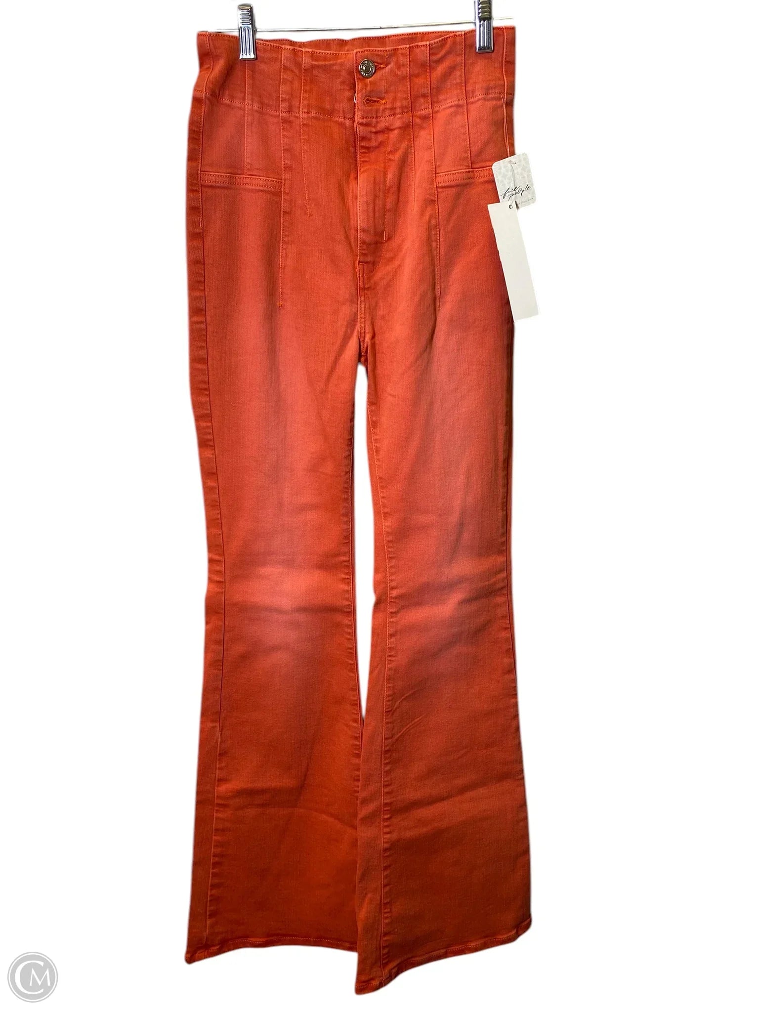 Trendy Men's JeansJeans Flared By We The Free In Orange, Size: 4