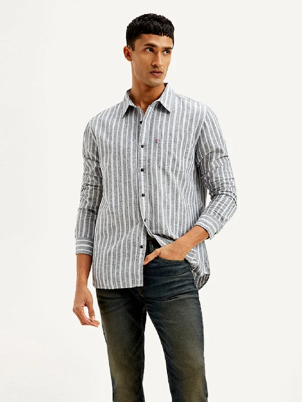 Men's Skinny-Fit Shirts for a Trendy LookMen's Striped Slim Fit Shirt
