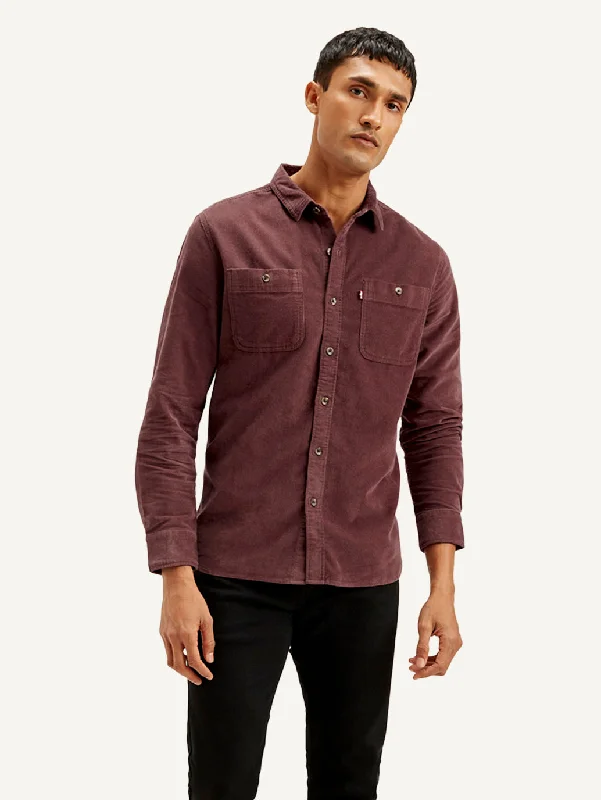 Men's French-Cuff Shirts for a Sophisticated EdgeMen's Solid Slim Fit Shirt