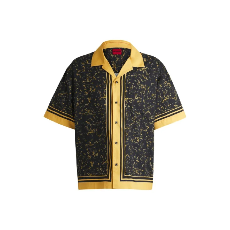 Men's Weekend Shirts for Leisurely OutingsOversize-fit shirt in a printed cotton blend Men's Weekend Shirts for Leisurely OutingsOversize-fit shirt in a printed cotton blend