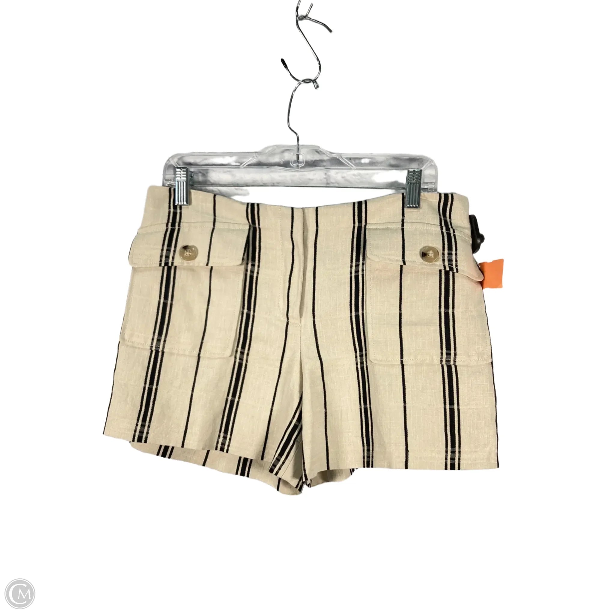 Men's Active Short Pants for Sports and FitnessShorts Designer By Tory Burch In Black & Cream, Size: 6 Men's Active Short Pants for Sports and FitnessShorts Designer By Tory Burch In Black & Cream, Size: 6