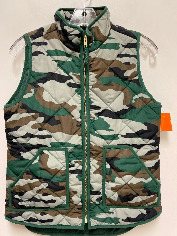 Men's Coats for SnowboardingVest Puffer & Quilted By J. Crew In Camouflage Print, Size: Xs