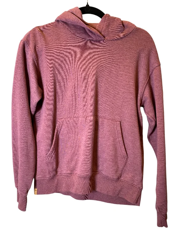 Men's Hoodies with Reinforced CuffsSweatshirt Hoodie By Taos In Mauve, Size: S