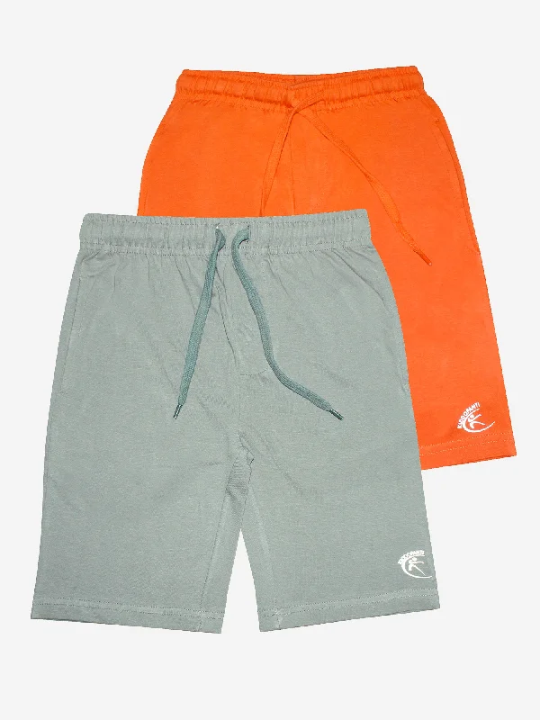Orange & Steel Grey
